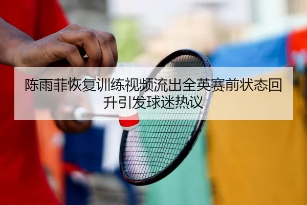陈雨菲恢复训练视频流出全英赛前状态回升引发球迷热议